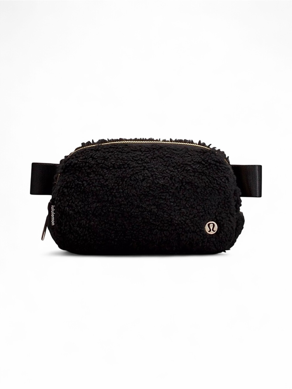 Lululemon – Everywhere Belt Bag 1L Fleece Black Sherpa Crossbody – Sz. OS